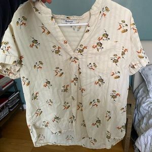 Madewell Parchment Floral Shirt